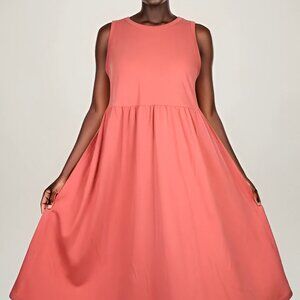 A New Day sleeveless rib knit ballet dress.